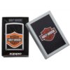 Zippo Harley Davidson noir & orange briquet – Image 3