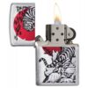 Zippo Japan Tiger brushed chrome Feuerzeug – Bild 2