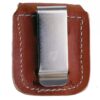 Zippo Ledertasche braun mit Clip – Bild 2