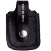 Zippo leather bag Harley Davidson black with flap - Image 2