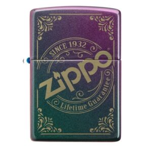 Zippo Logo Iridescent Lighter