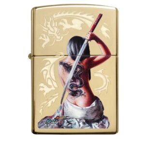 Zippo Mazzi Girl avec briquet Dragon Tattoo