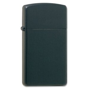 Zippo Noir mat Slim Briquet