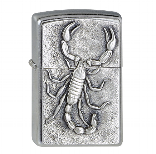 Zippo Scorpion Emblem street chrom Feuerzeug