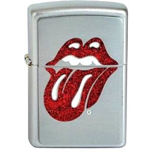 Zippo Rolling Stones Zunge glitter Feuerzeug