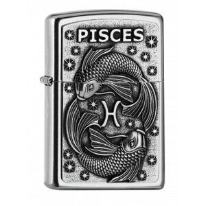 Zippo Fish Pisces Emblem Lighter