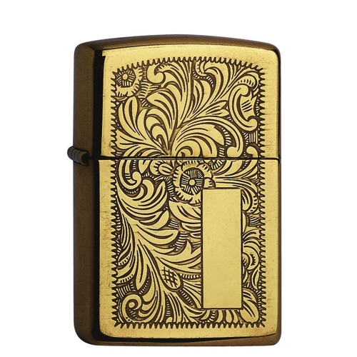 Zippo Accendino veneziano in ottone lucido 