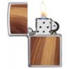 Zippo Woodchuck Brushed Chrome Lighter - Image 2