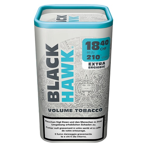 Black Hawk Volume silver Tobacco 95gr. Zigarettentabak