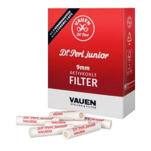 Vauen Dr. Perl Junior Aktive Kohle 9 mm 100 Stück Pfeifenfilter