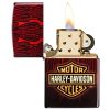 Zippo Harley Davidson Tumbled Messing Feuerzeug