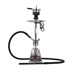 Amy Deluxe ha bisogno di U 038R Argento Nero Shisha