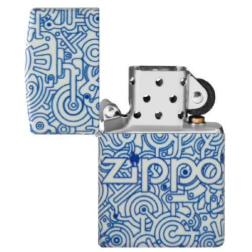 Zippo Gears That Glow Design Feuerzeug