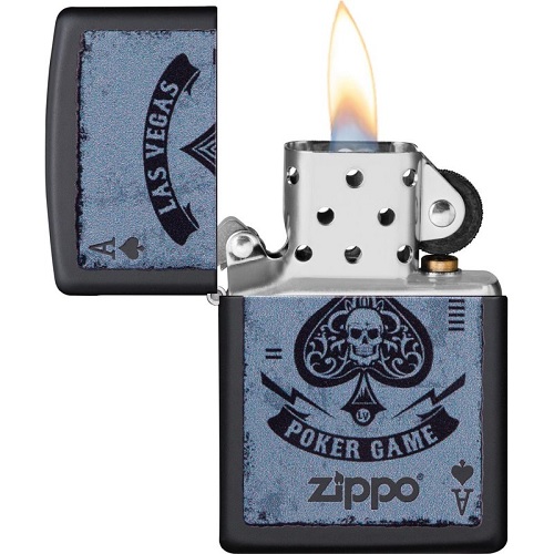 Zippo Poker Game Design Feuerzeug