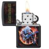 Zippo Iron Maiden Nero Opaco Accendino
