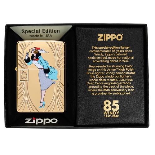Zippo 85th Anniversary Windy Collectible Feuerzeug