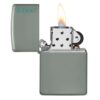 Zippo Classic Sage with Logo Feuerzeug