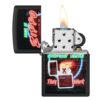 Zippo Design Black Matte Feuerzeug