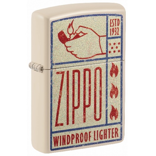 Zippo Flat Sand Color Image Feuerzeug