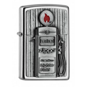 Zippo Gas Pump Emblem 3D Feuerzeug