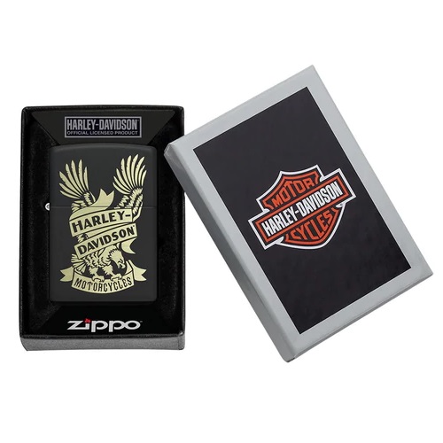 Zippo Harley Davidson Design Black Feuerzeug