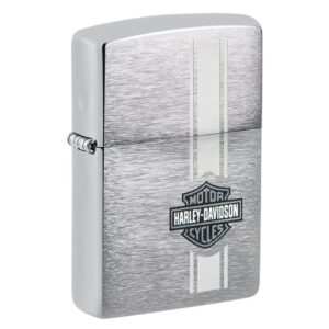 Zippo Harley Davidson Design Chrome Brushed Feuerzeug