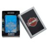 Zippo Harley Davidson Blue 360 Grad Feuerzeug