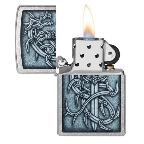 Zippo Medieval Mythological Design Feuerzeug