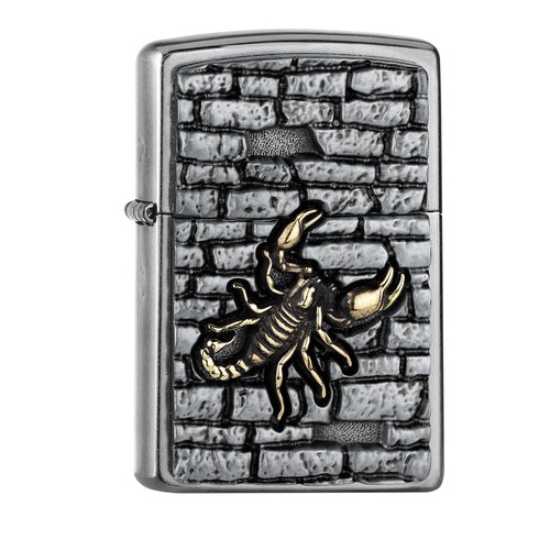 Zippo Scorpion On The Wall Emblem Feuerzeug