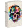 Zippo Skull Headphones Design Feuerzeug