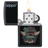 Zippo Tattoo Design Black Feuerzeug