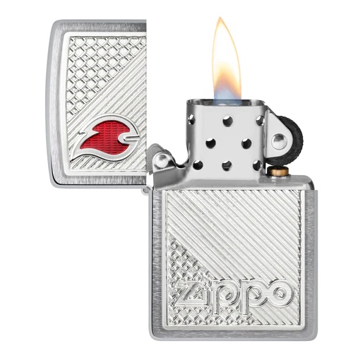 Zippo Tiles Emblem Design Feuerzeug