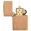 Zippo Woodchuck Brushed Brass Feuerzeug