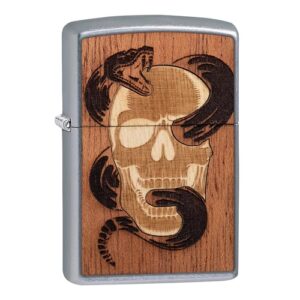 Zippo Woodchuck Skull & Snake Feuerzeug