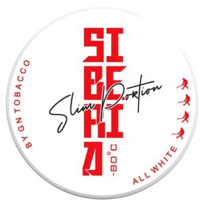 Siberia all white slim Portion Snus