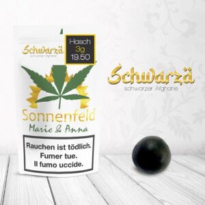 Sonnenfeld Marie & Anna CBD Hasch schwarzer Afghane 3 gr.