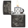 Zippo Skull Mushroom Design