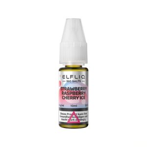 Elf Bar Elfliq. Liquid Strawberry Raspberry Cherry ICE 10 ml 10 mg