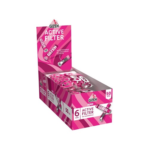 Filtro Attivo Rosa Gizeh 6 mm 50 pz.