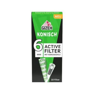 Gizeh Active Filter Konisch 10 Stk.