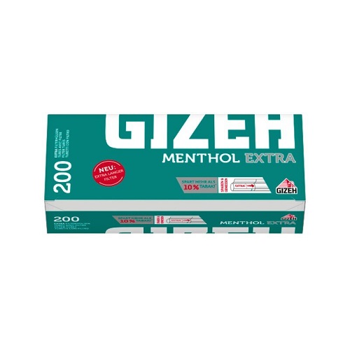 Gizeh Menthol Extra filter sleeves 200 pcs.