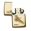 Zippo Eagle Design Brass Feuerzeug