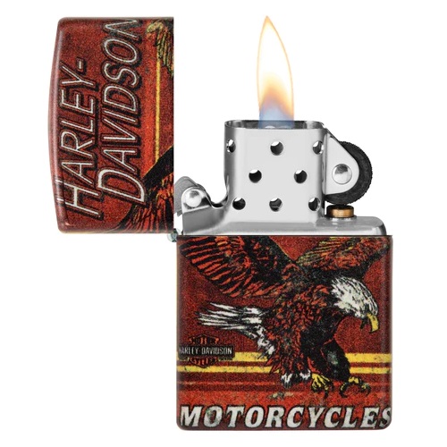 Zippo Harley Davidson Eagle Motorcycle 540 Grad
