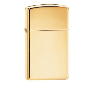 Zippo Brass High Polished Slim Feuerzeug