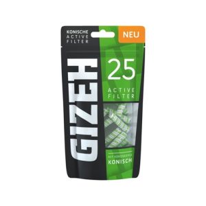 Gizeh Active Filter Konisch 6 x 25Stk.