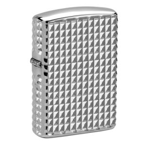 Zippo Armor Case Geometric Diamond Design Feuerzeug