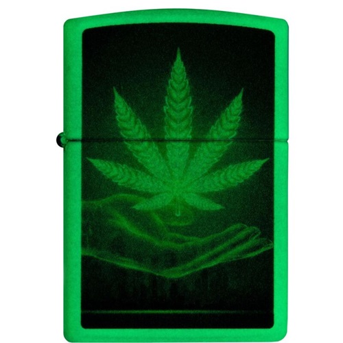 Zippo Cannabis GITD Feuerzeug