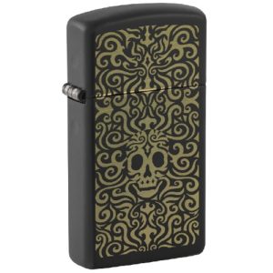 Zippo Skull Design Slim Feuerzeug