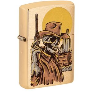 Zippo Wild West Skeleton Design Feuerzeug