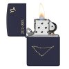 Zippo Steinbock Capricorn Navy Blue Matte Feuerzeug
